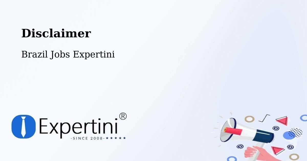 Disclaimer – Matina - Brazil Jobs Expertini