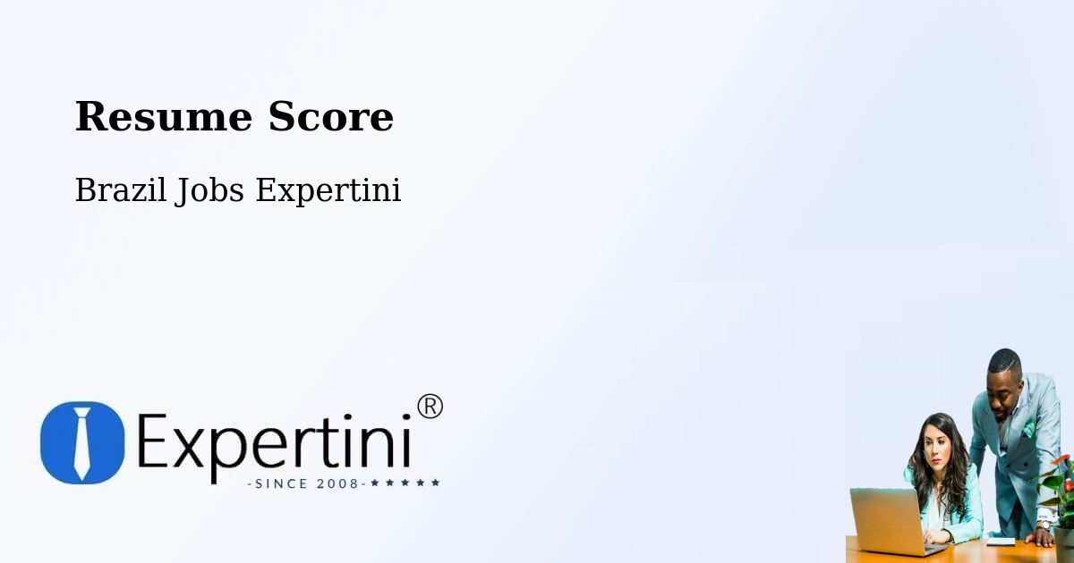 Resume Score & Job Description Match Tool – Matina - Brazil Jobs Expertini